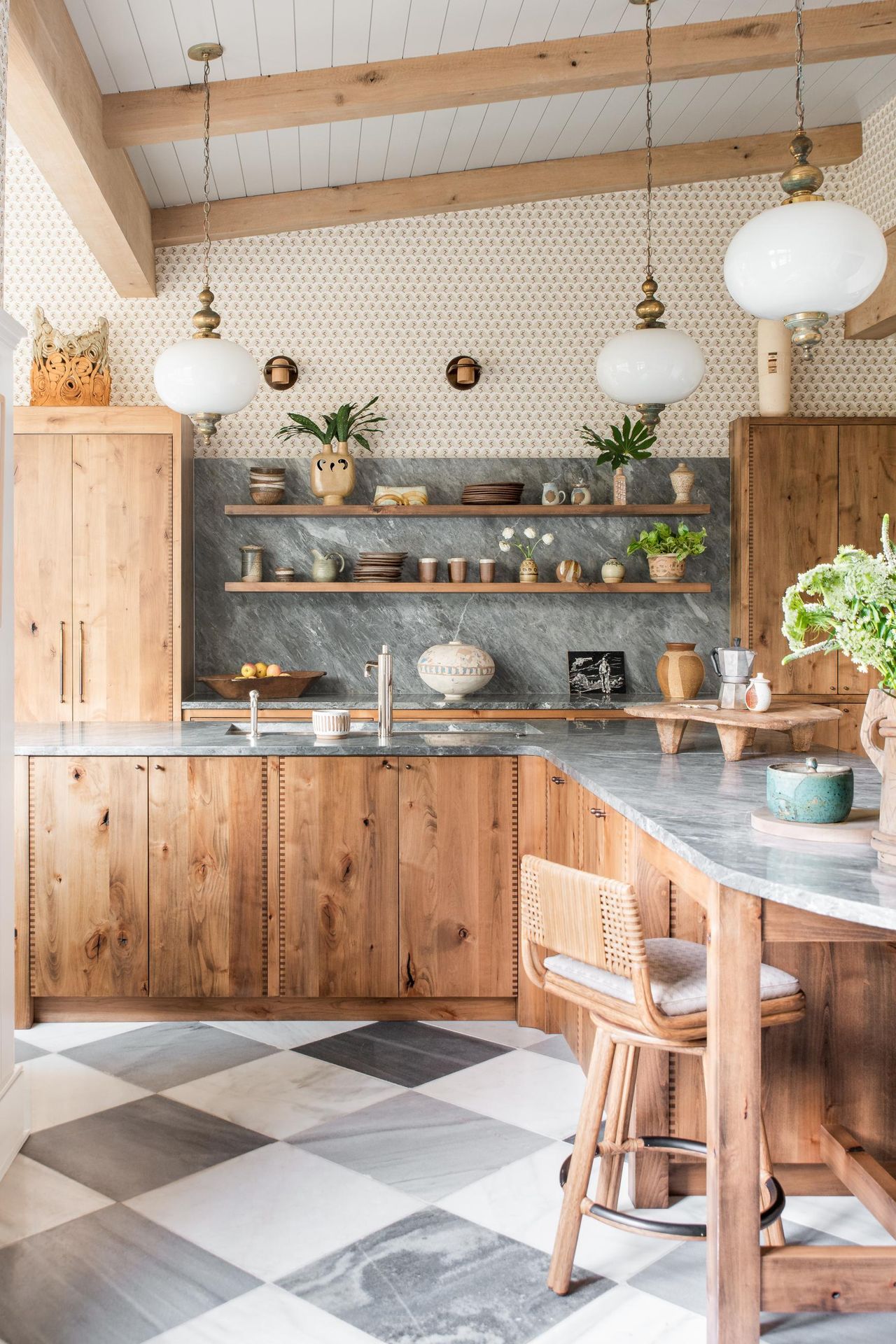 Wooden kitchen by Cortney Bishop