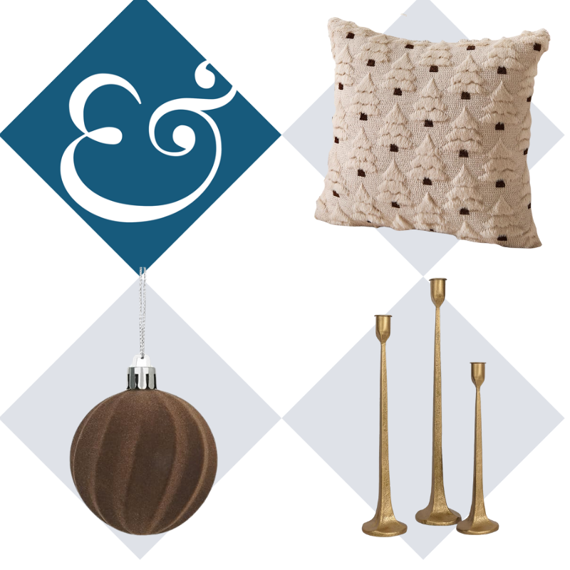 a collection of Christmas decor from Amazon